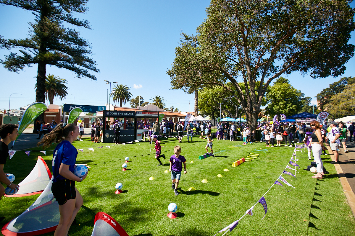Perth Glory Gate 1 Activations